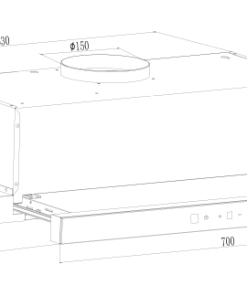 MÁY HÚT MÙI BOSS BR2001A